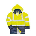 Flu Yellow Hi Vis Safety Jacket Meet En/ANSI